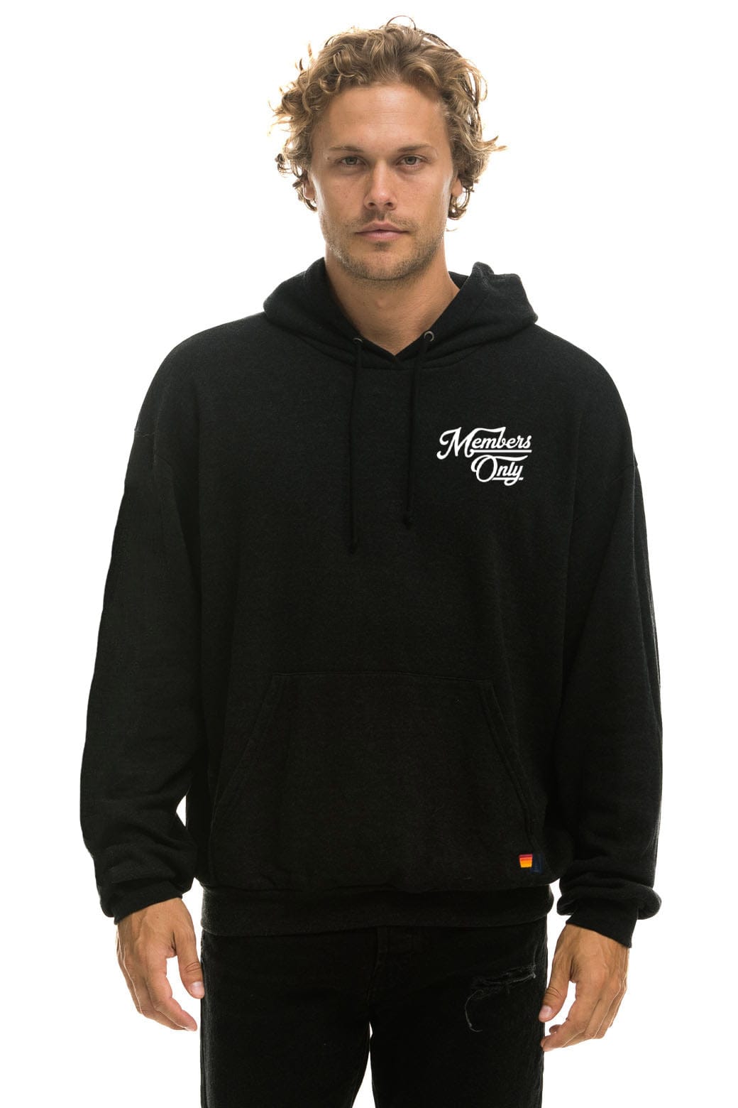 Retro MEMBER EXCLUSIVE RELAXED PULLOVER HOODIE - BLACK