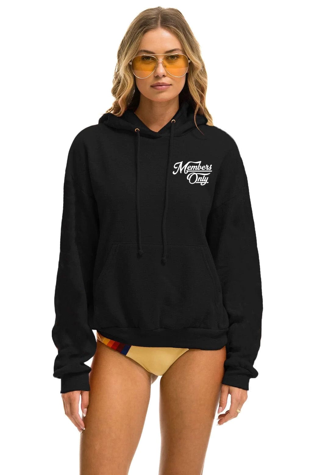 Retro MEMBER EXCLUSIVE RELAXED PULLOVER HOODIE - BLACK