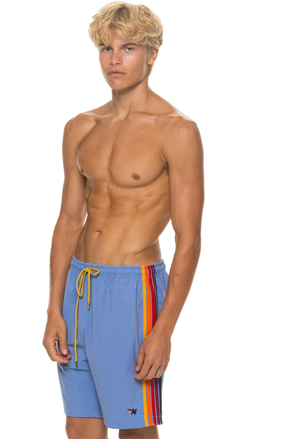 Retro MENS 5 STRIPE FLEX SHORTS 7 INCH - ISLANDA