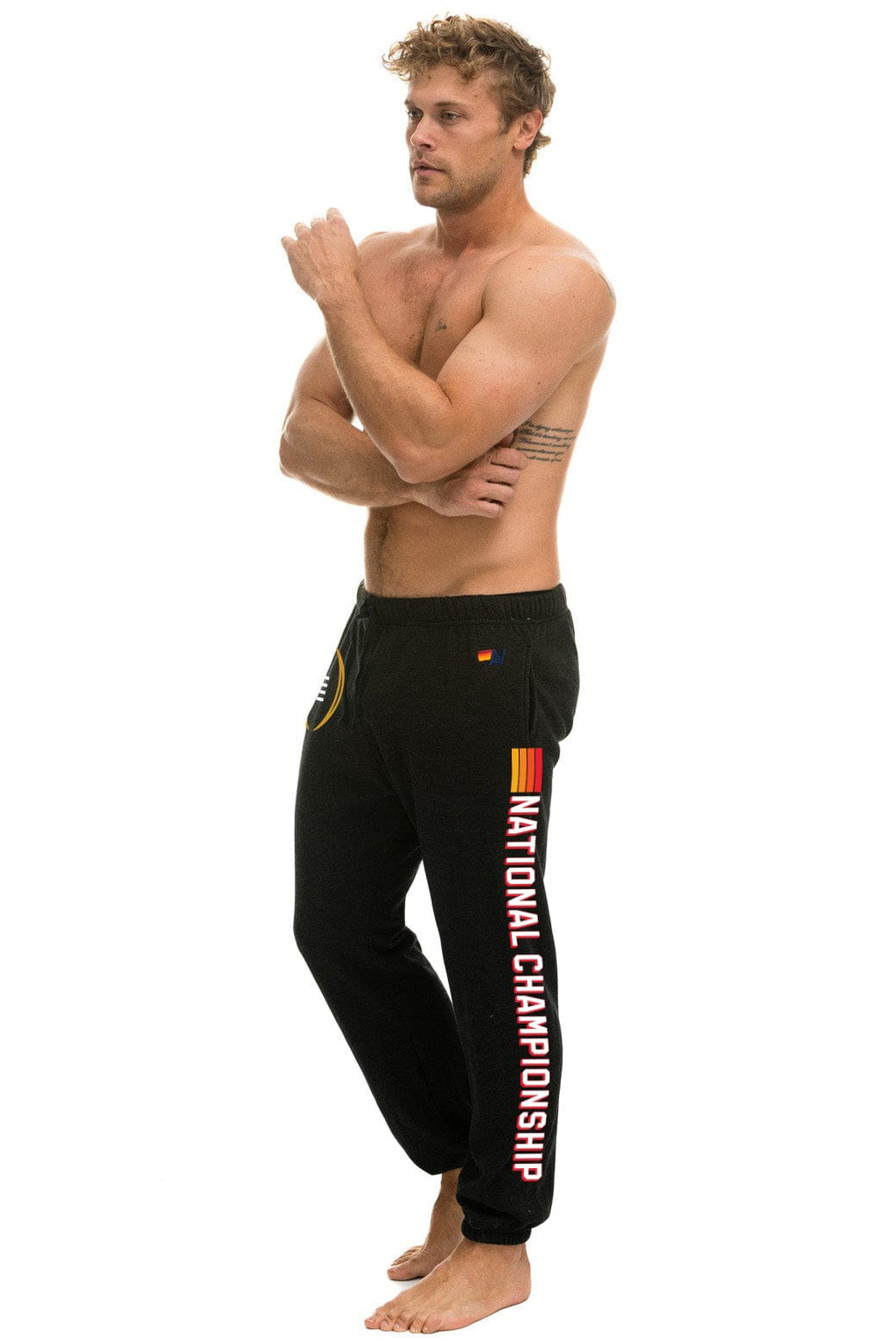 Retro CFP NATIONAL CHAMPIONSHIP 2026 UNISEX SWEATPANTS - BLACK
