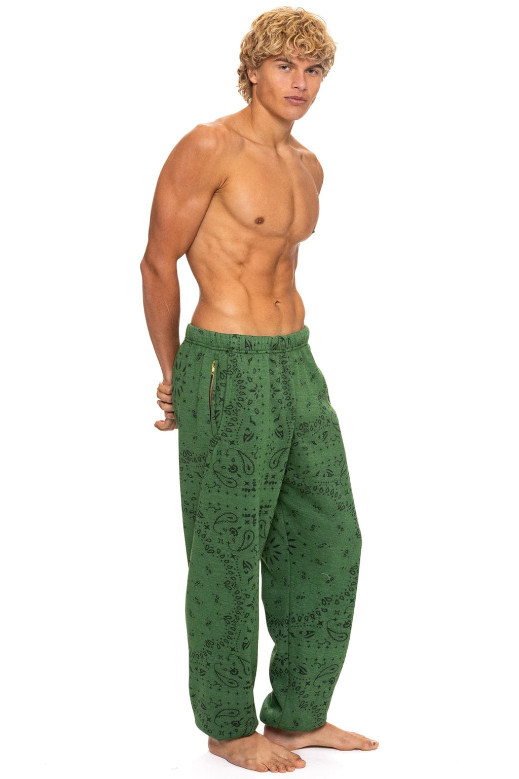 Retro BANDANA SWEATPANTS - PALM