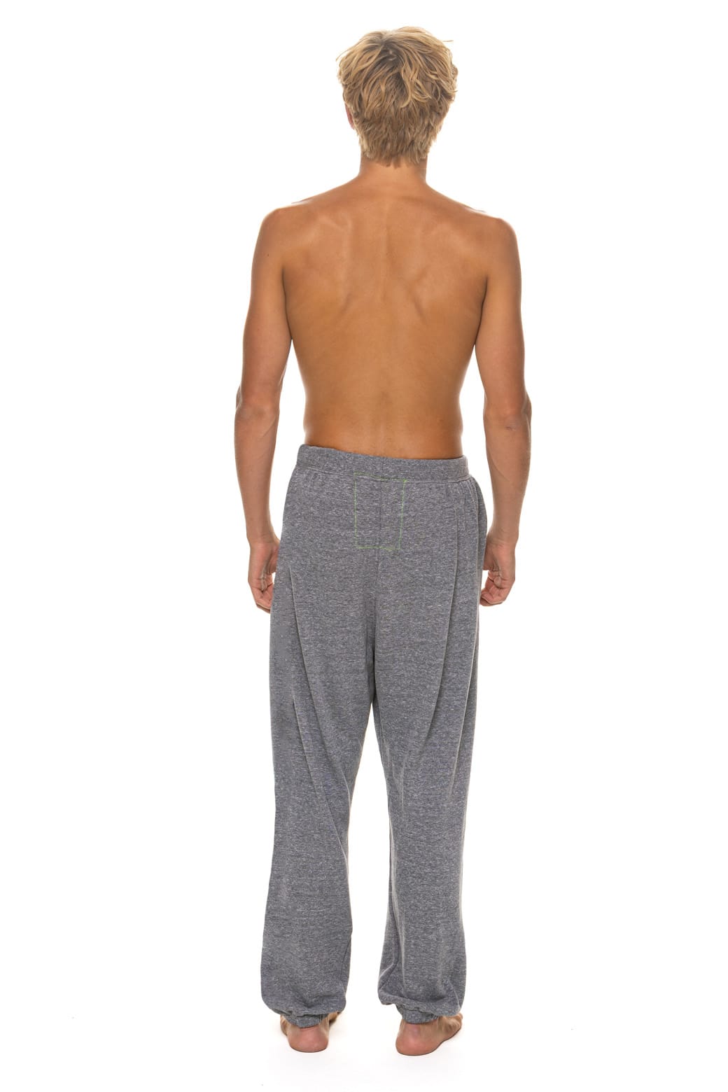 Retro LOGO SWEATPANTS - HEATHER GREY