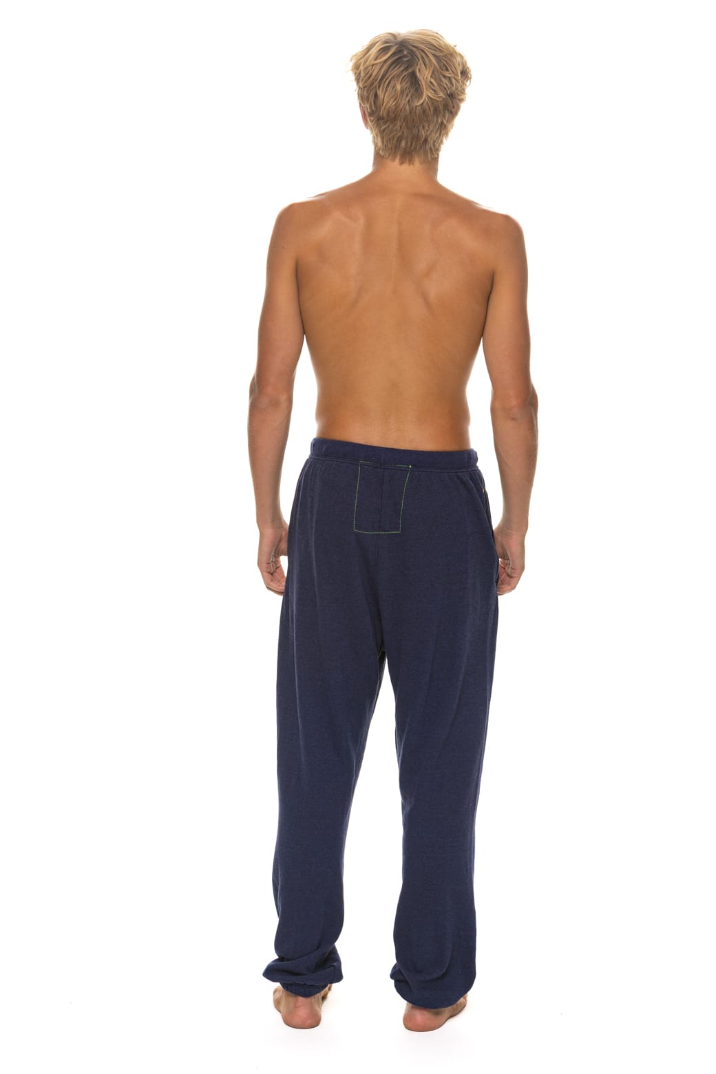 Retro LOGO SWEATPANTS - NAVY
