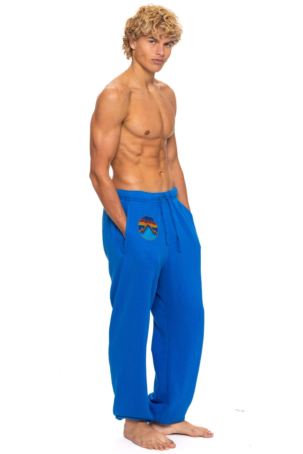 Retro ALL SEASONS CIRCLE SWEATPANTS - ADVENTURE BLUE
