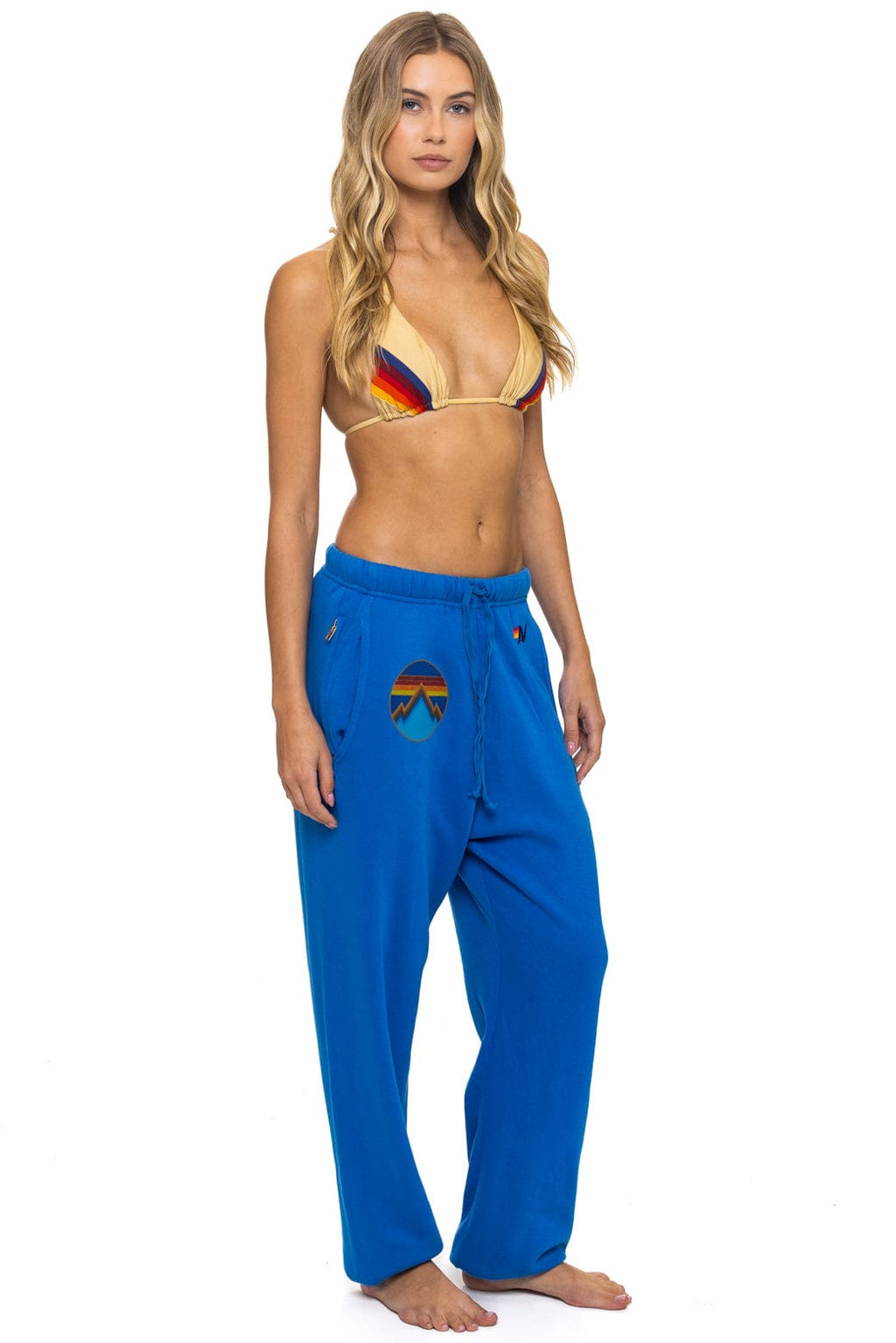 Retro ALL SEASONS CIRCLE SWEATPANTS - ADVENTURE BLUE
