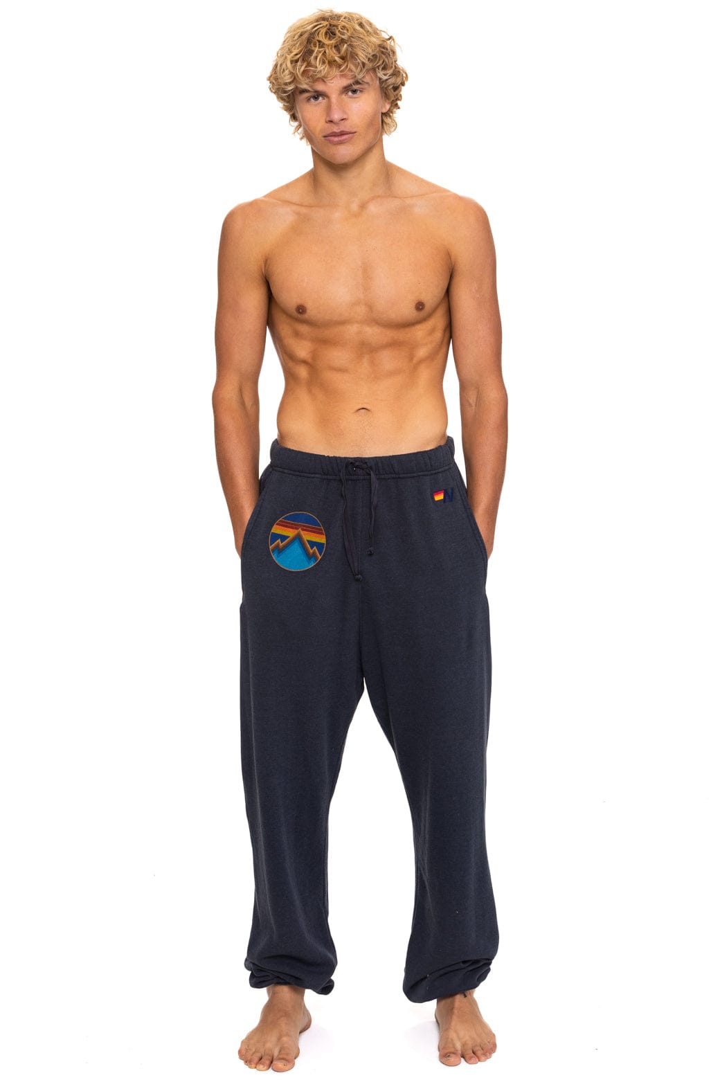 Retro ALL SEASONS CIRCLE SWEATPANTS - CHARCOAL