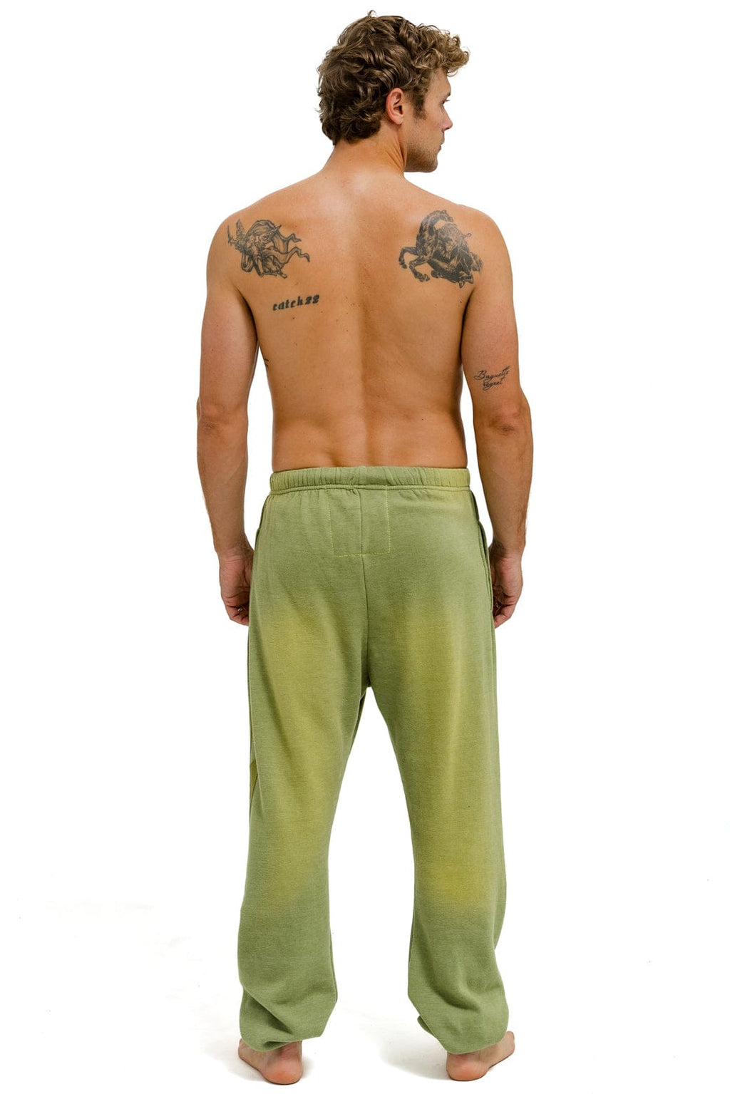Retro BOLT STITCH SWEATPANTS - FADED ARMY