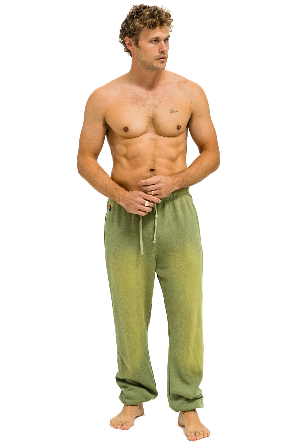 Retro ESSENTIAL SWEATPANTS - FADED ARMY