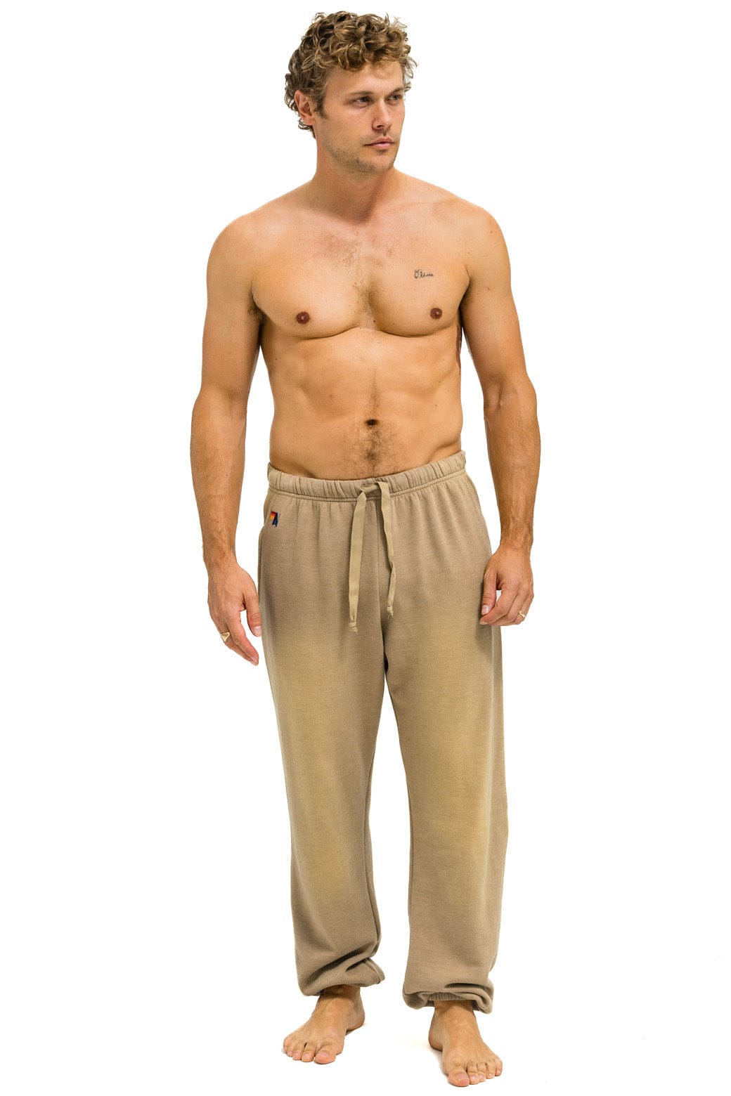 Retro ESSENTIAL SWEATPANTS - FADED TAN
