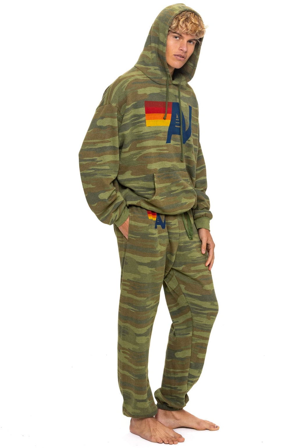 Retro LOGO SWEATPANTS - CAMO