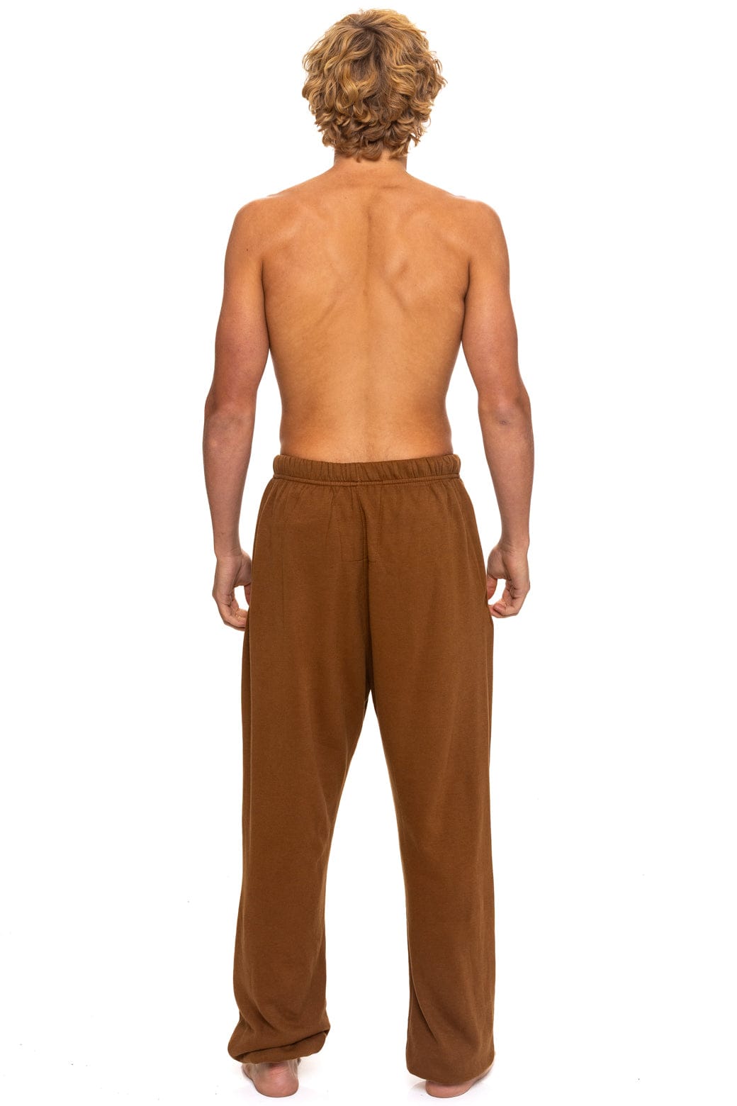 Retro LOGO SWEATPANTS - CINNAMON