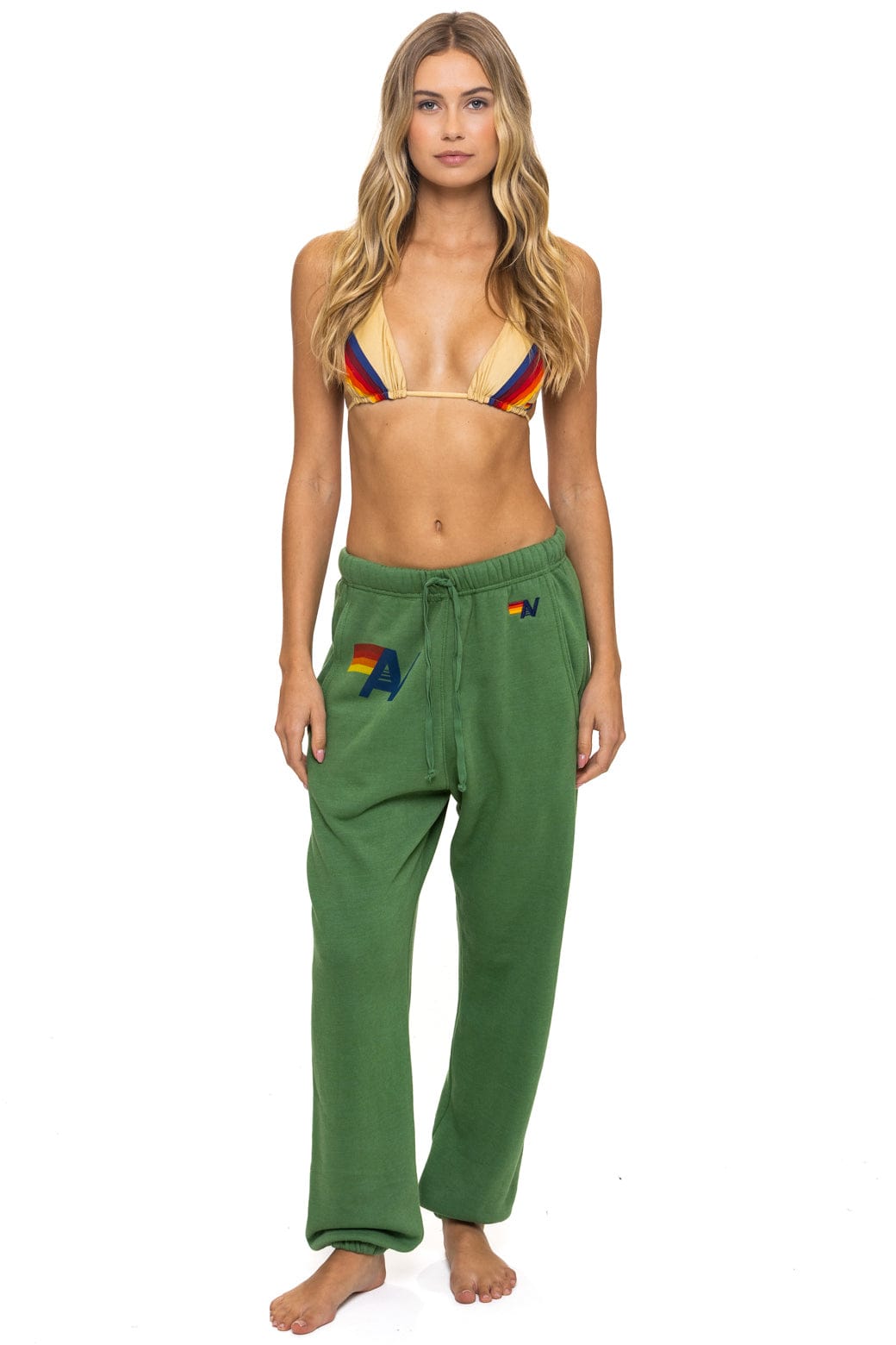 Retro LOGO SWEATPANTS - PALM