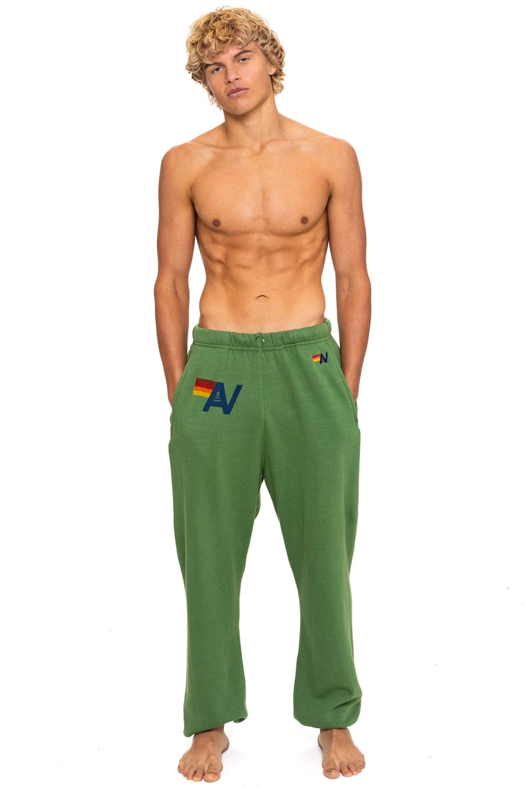 Retro LOGO SWEATPANTS - PALM