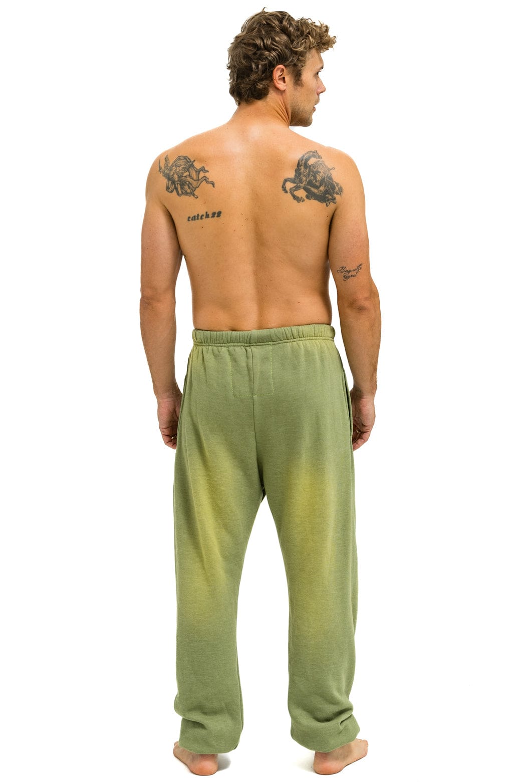 Retro VINTAGE LOGO SWEATPANTS - FADED ARMY