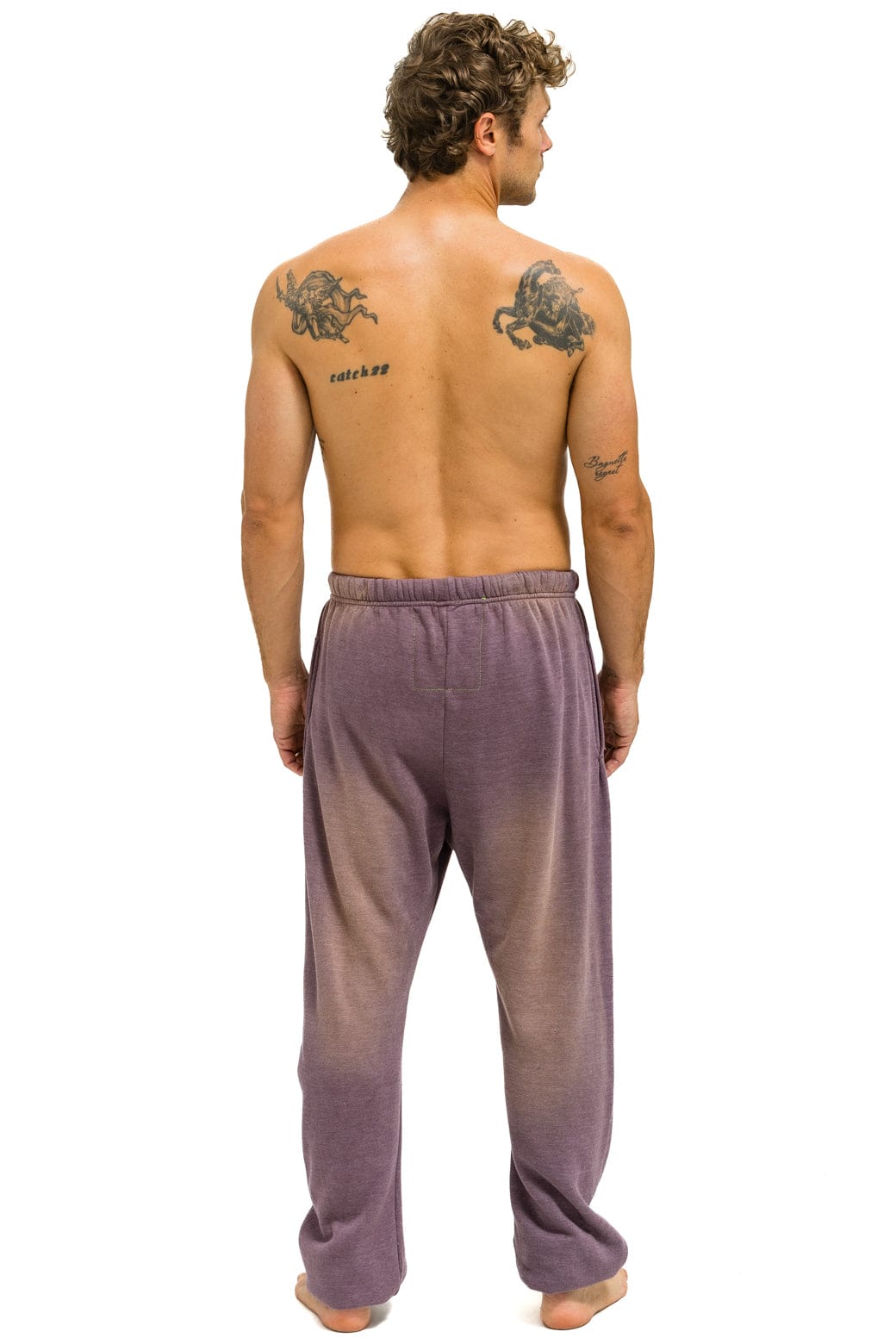 Retro VINTAGE LOGO SWEATPANTS - FADED MOCHA