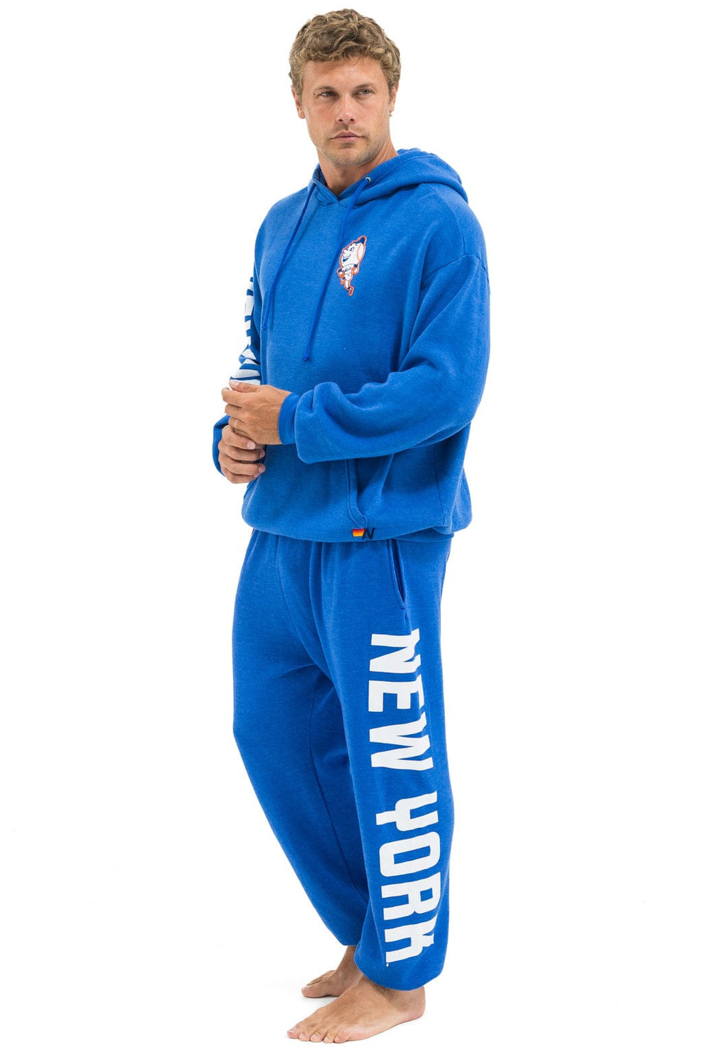 Retro NY METS SWEATPANTS - BLUE