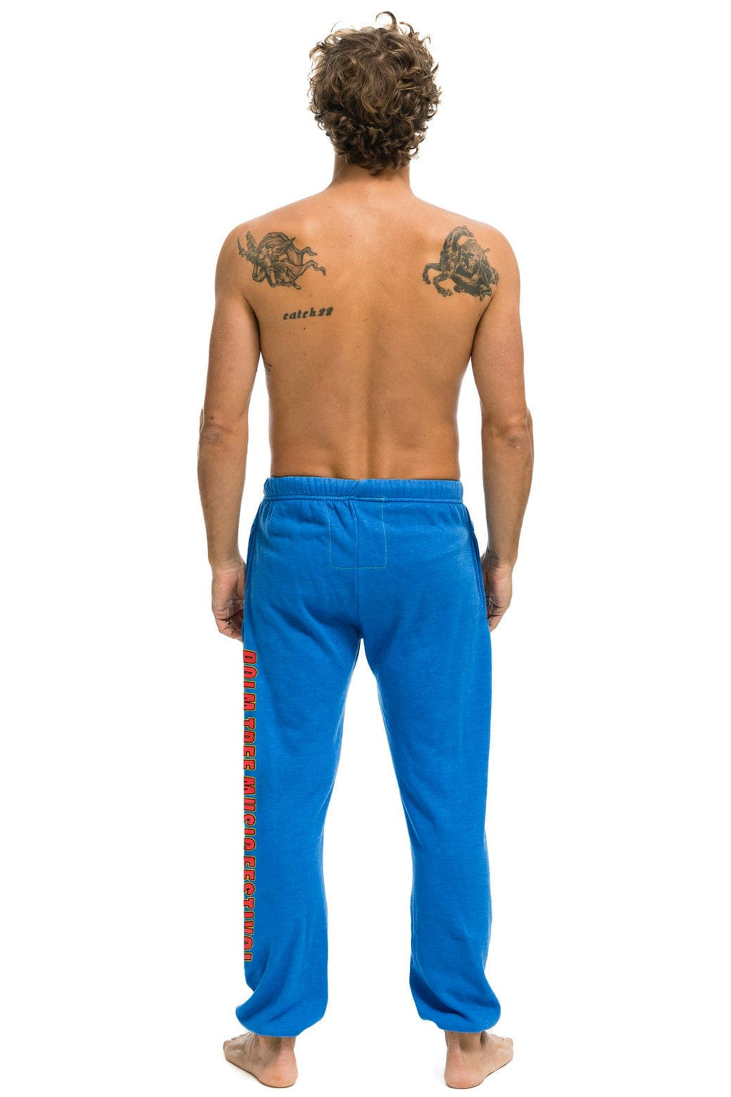 Retro PALM TREE FEST NAPA 2025 UNISEX SWEATPANTS - ADVENTURE BLUE