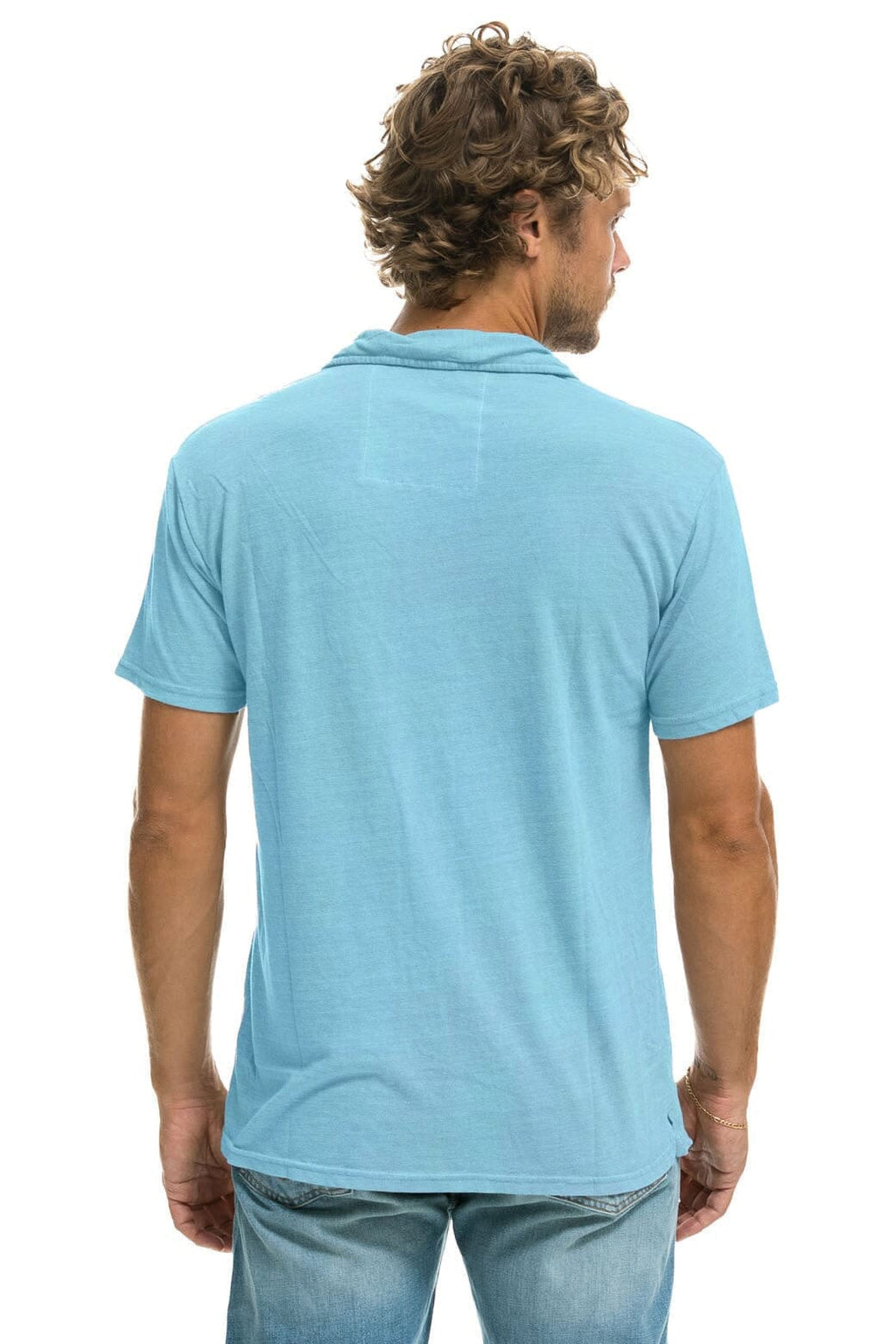 Retro AVIATOR NATION POLO - AQUA