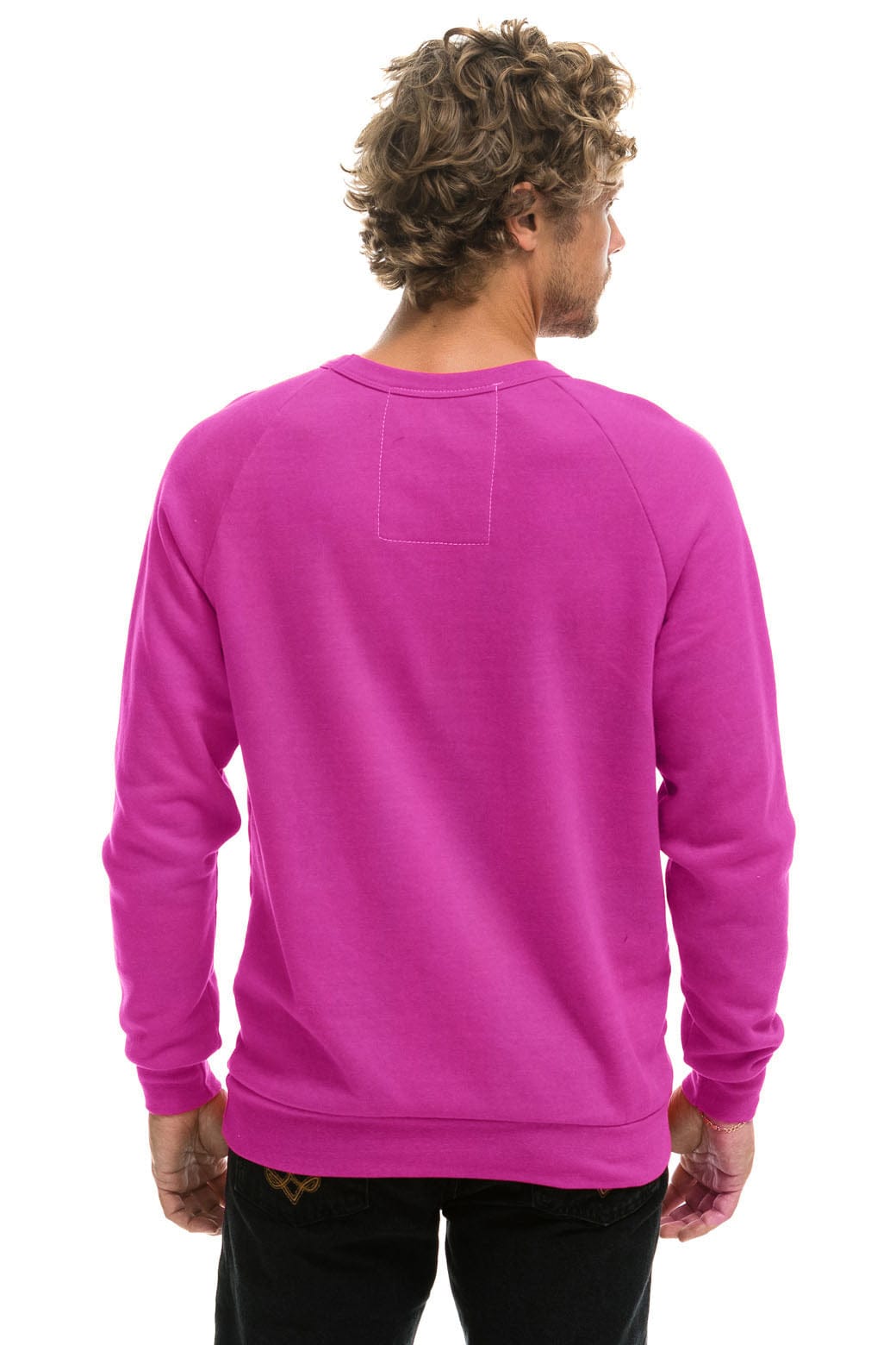 Retro LOGO SWEATSHIRT - MAGENTA