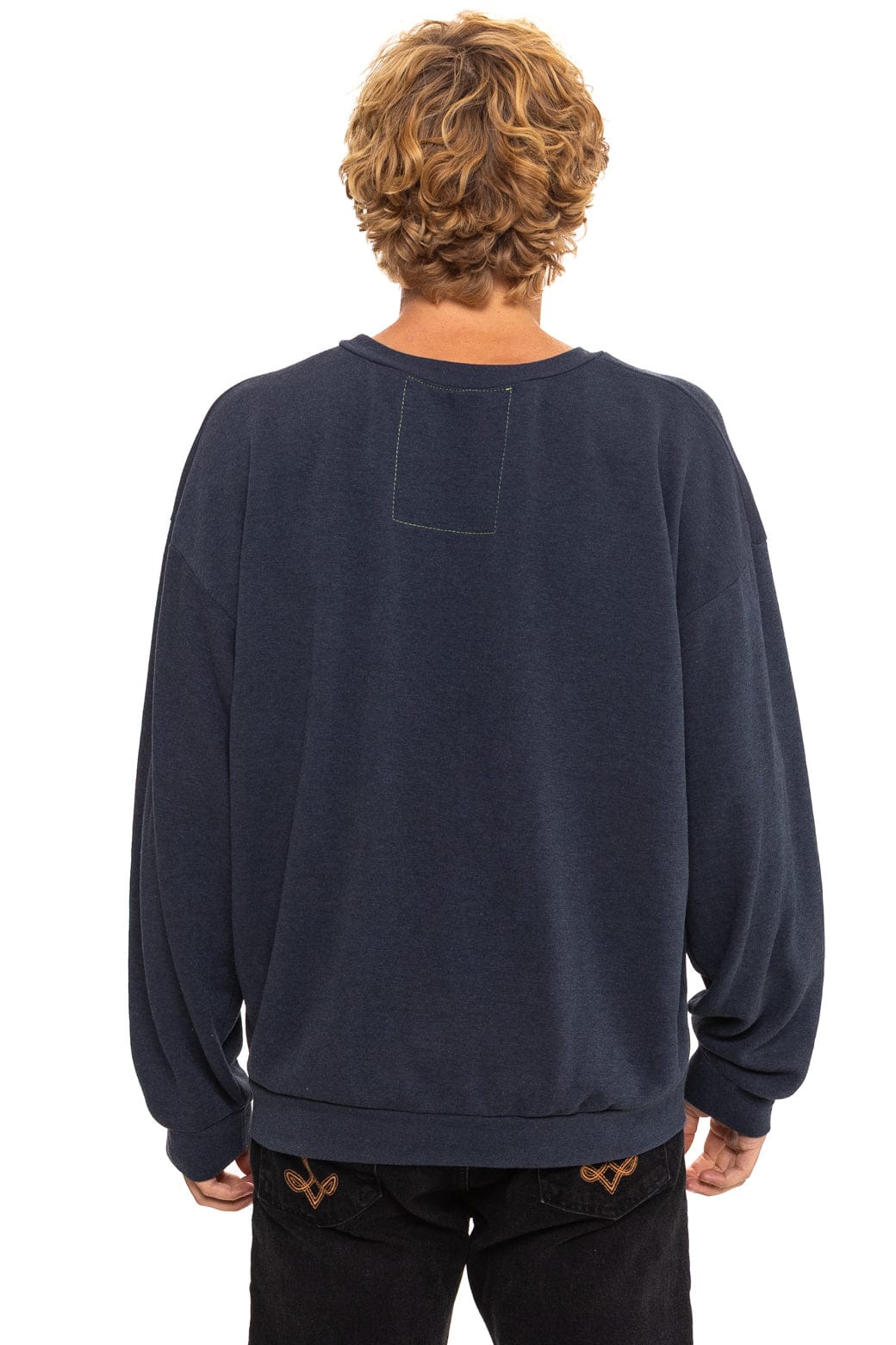 Retro ALL SEASONS CIRCLE RELAXED CREW SWEATSHIRT - CHARCOAL