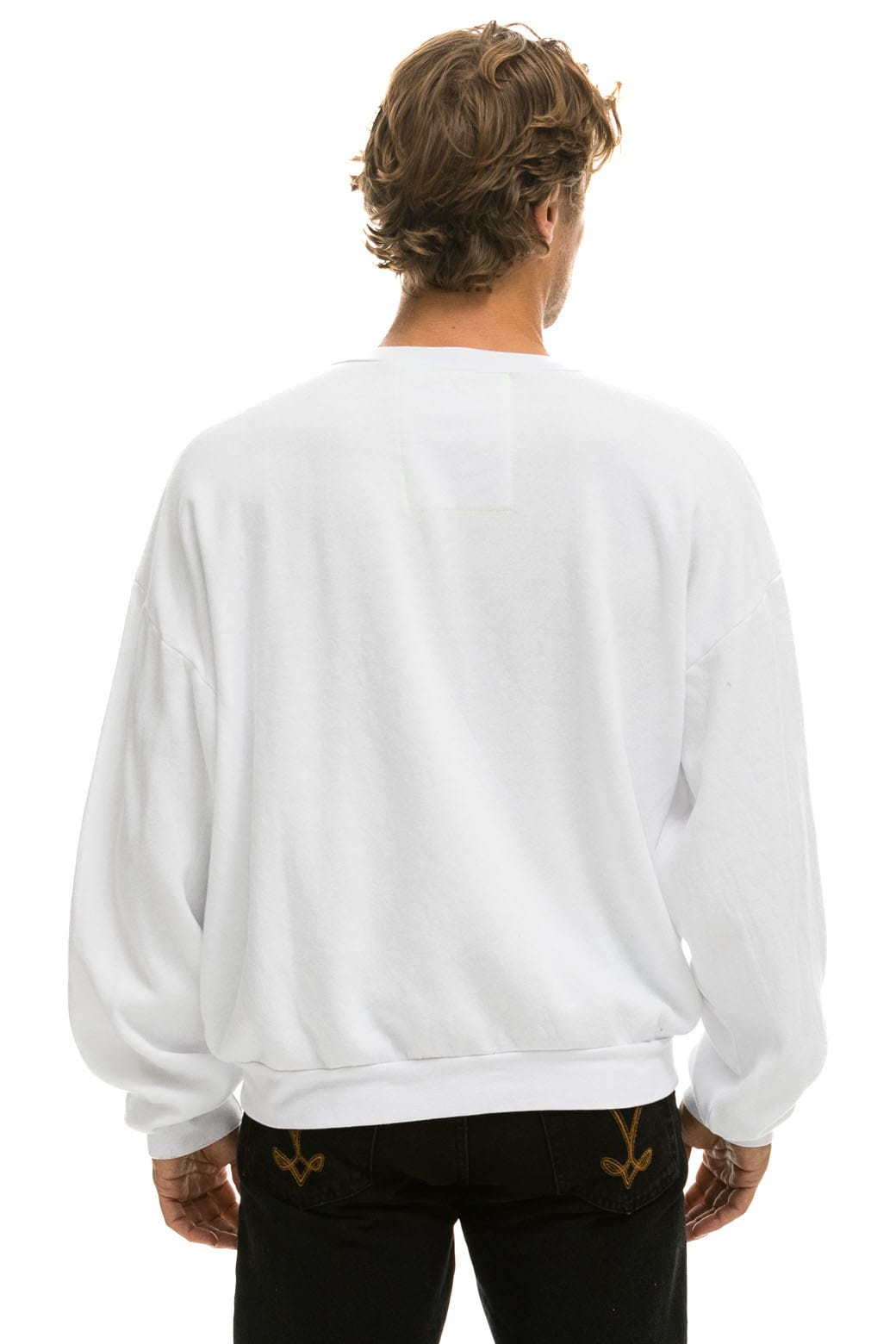 Retro LOS ANGELES DODGERS 2026 RELAXED CREW SWEATSHIRT - WHITE
