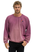 Retro ESSENTIAL RELAXED CREW SWEATSHIRT - FADED BERRY