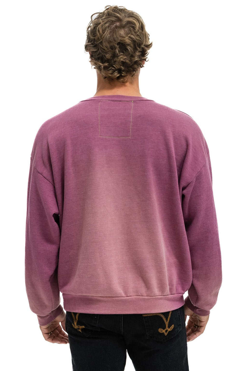 Retro ESSENTIAL RELAXED CREW SWEATSHIRT - FADED BERRY