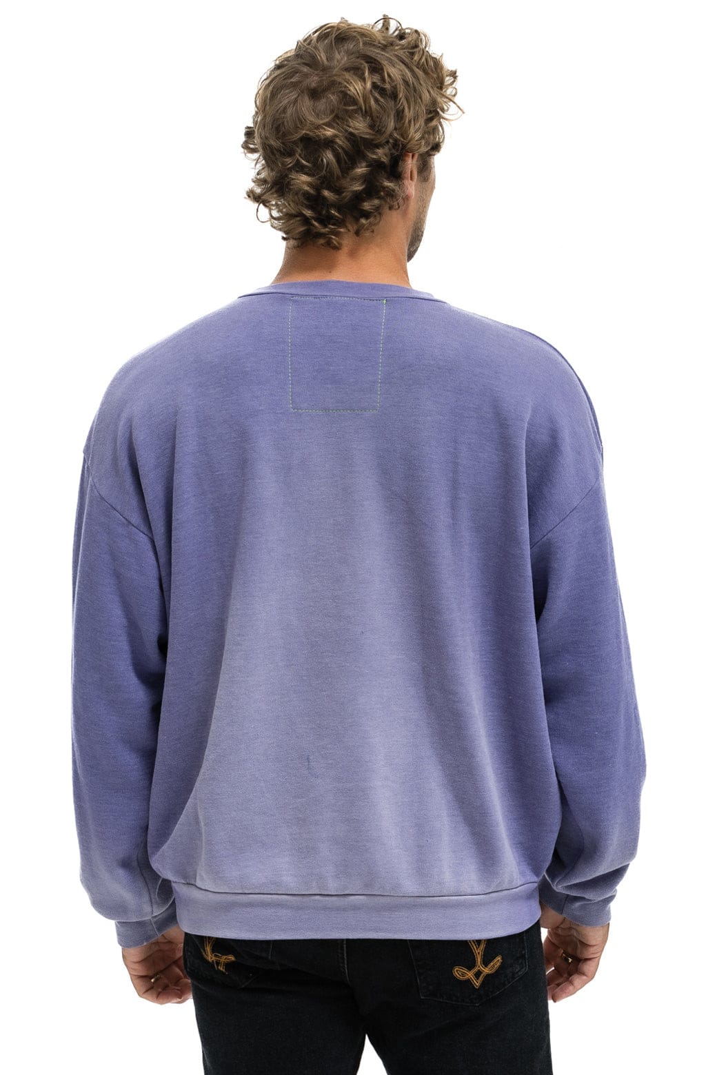 Retro ESSENTIAL RELAXED CREW SWEATSHIRT - FADED GRAPE