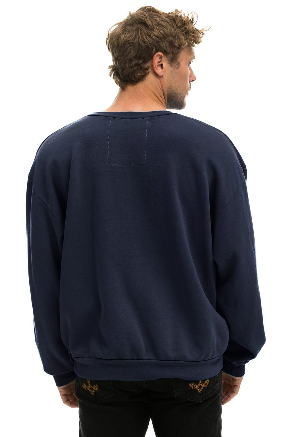 Retro NEW YORK YANKEES 2026 RELAXED CREW SWEATSHIRT - NAVY