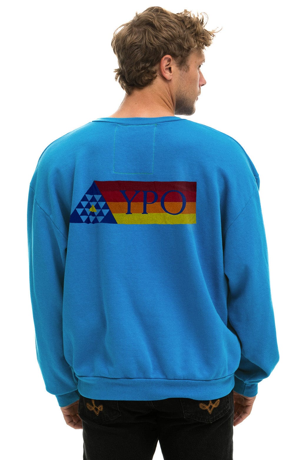 Retro YPO 24 RELAXED CREW SWEATSHIRT - COBALT