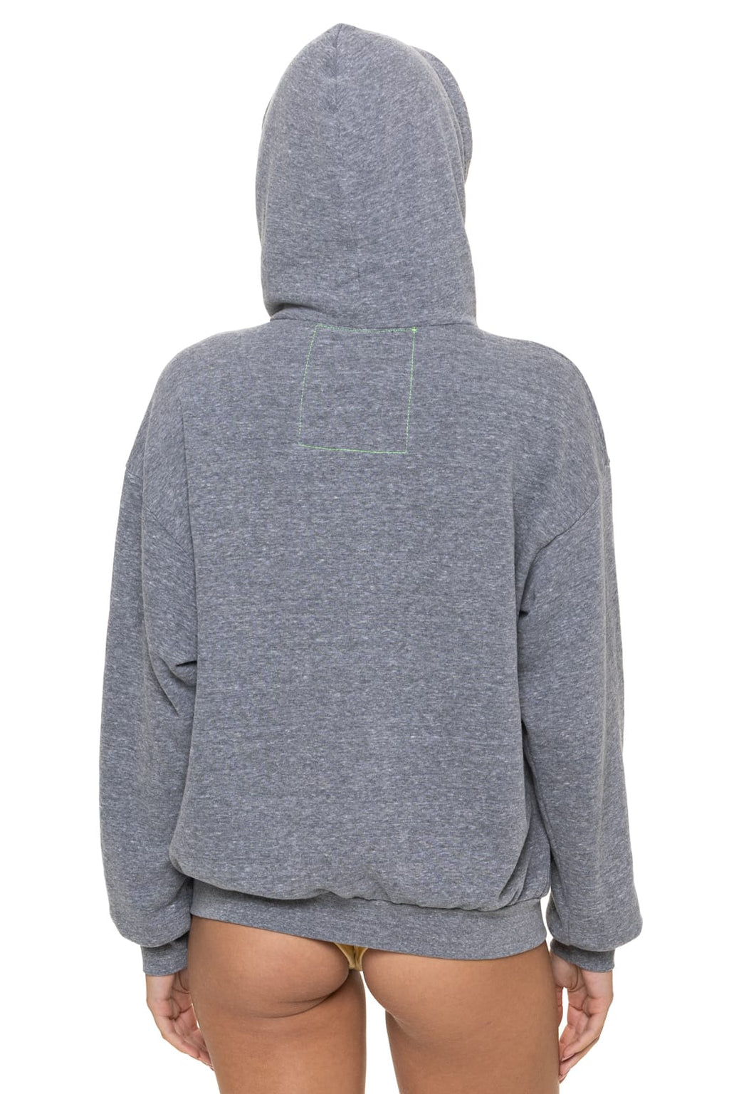 Retro BOLT STITCH RELAXED PULLOVER HOODIE - HEATHER GREY