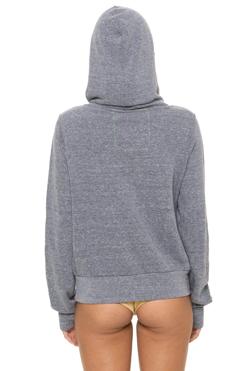 Retro NINJA PULLOVER HOODIE - HEATHER GREY