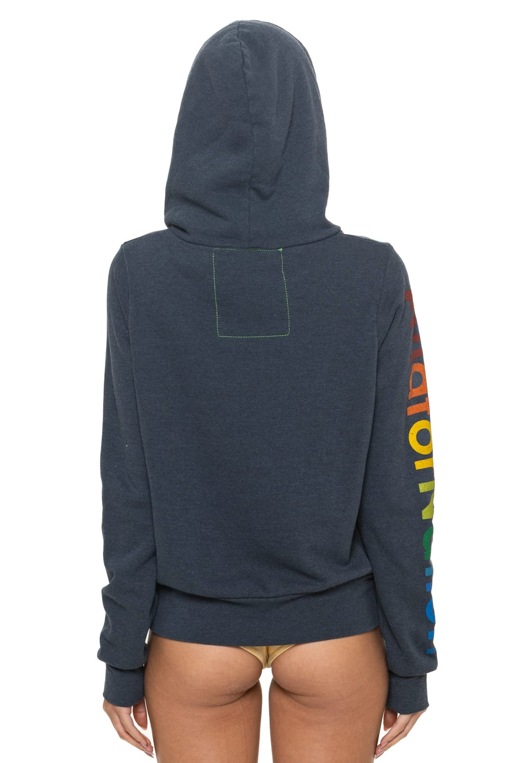 Retro AVIATOR NATION VENICE HOODIE - CHARCOAL