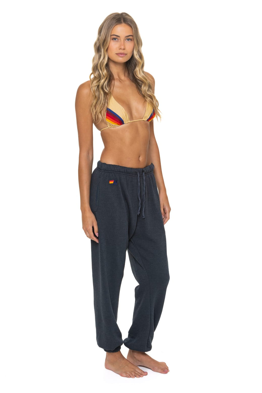 Retro BOLT SWEATPANTS - CHARCOAL