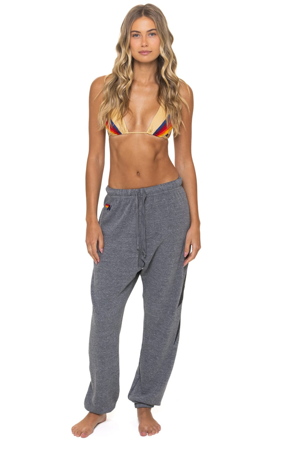 Retro BOLT SWEATPANTS - HEATHER GREY