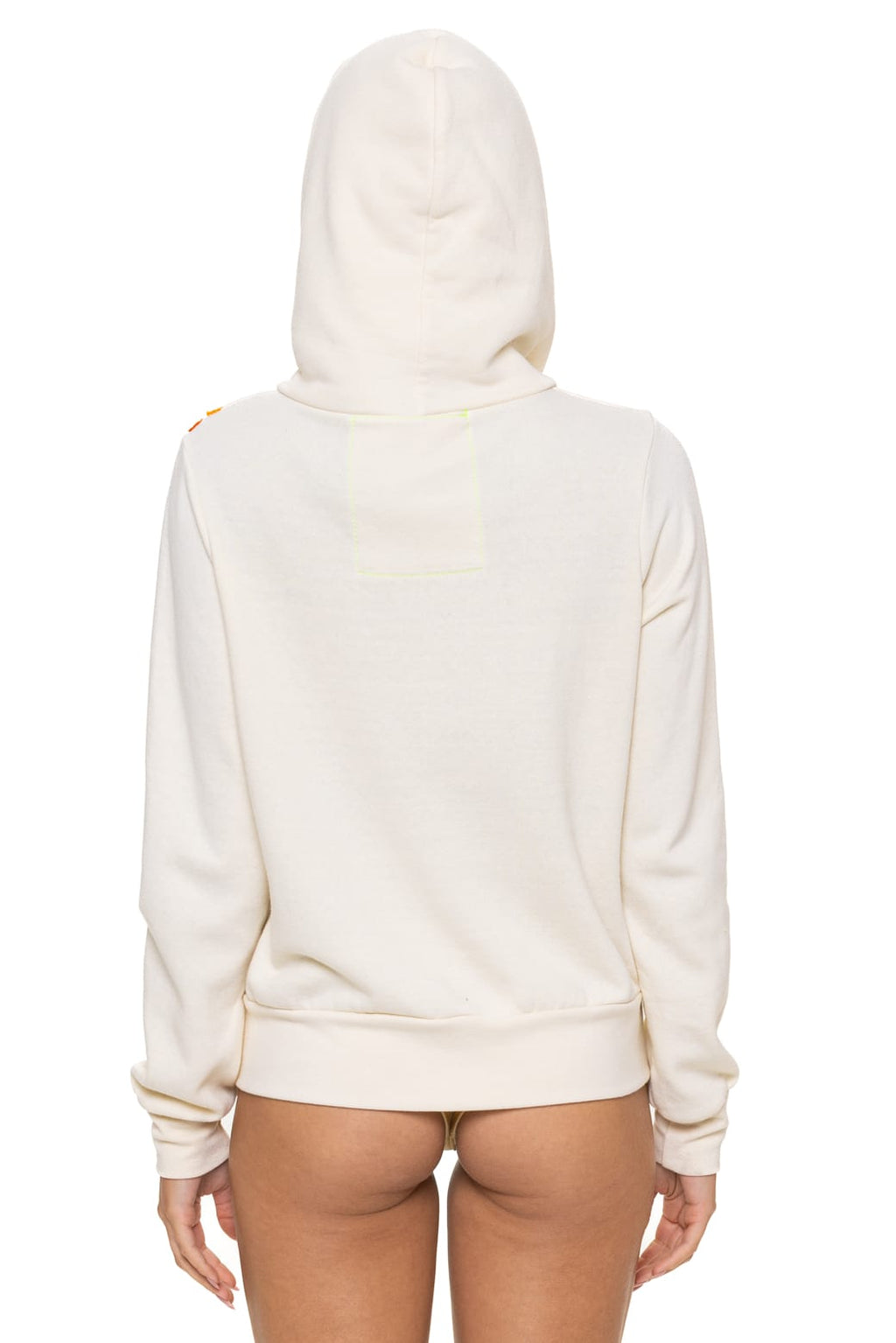 Retro DISCO ZIP HOODIE - VINTAGE WHITE