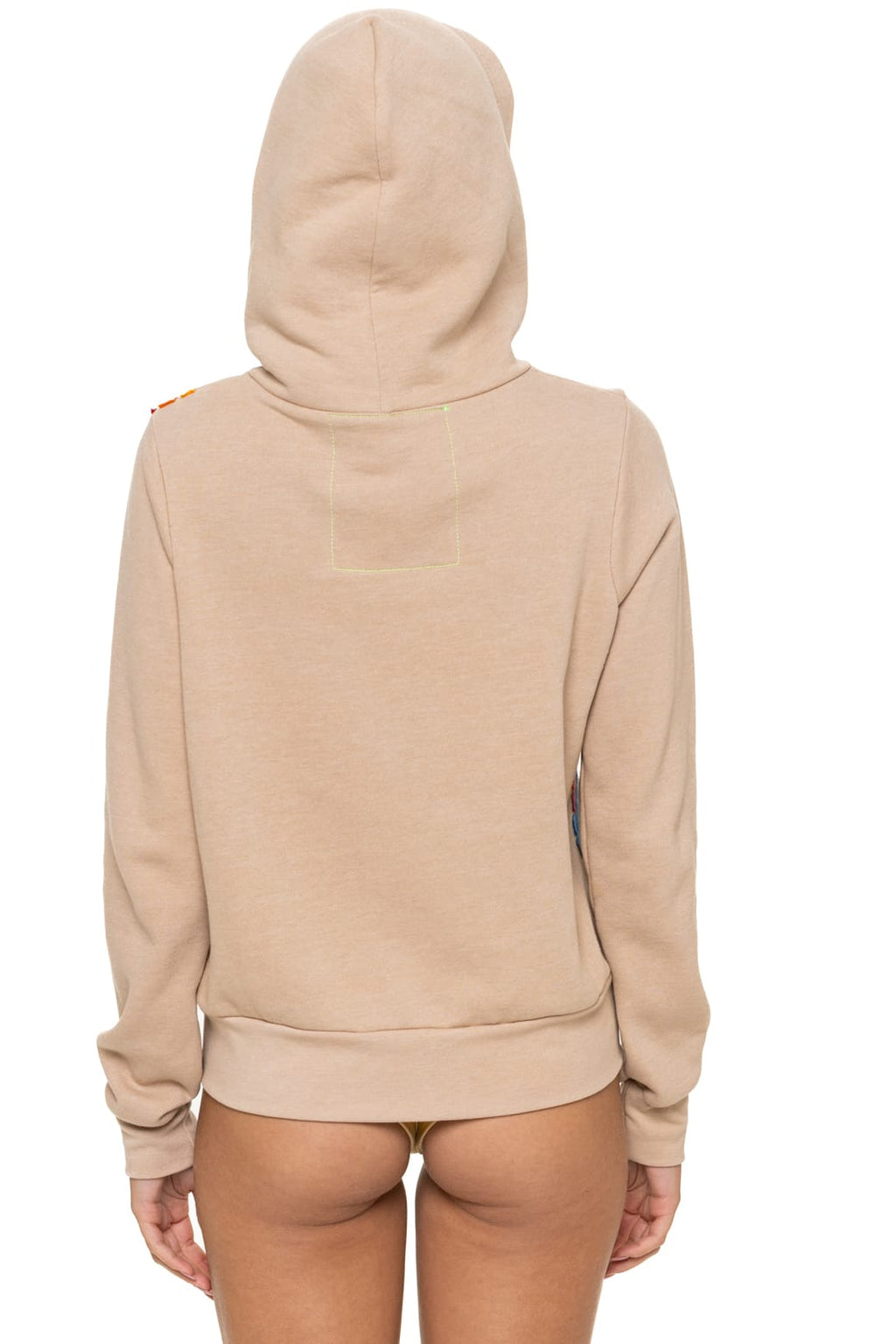 Retro DISCO ZIP HOODIE - SAND