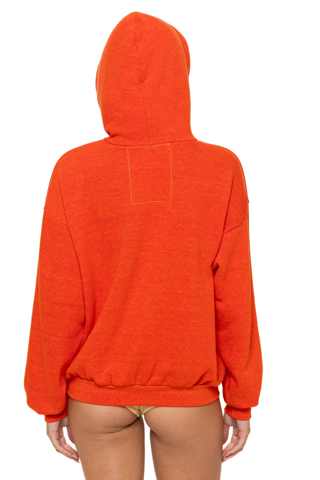 Retro 5 STRIPE RELAXED PULLOVER HOODIE - VINTAGE ORANGE