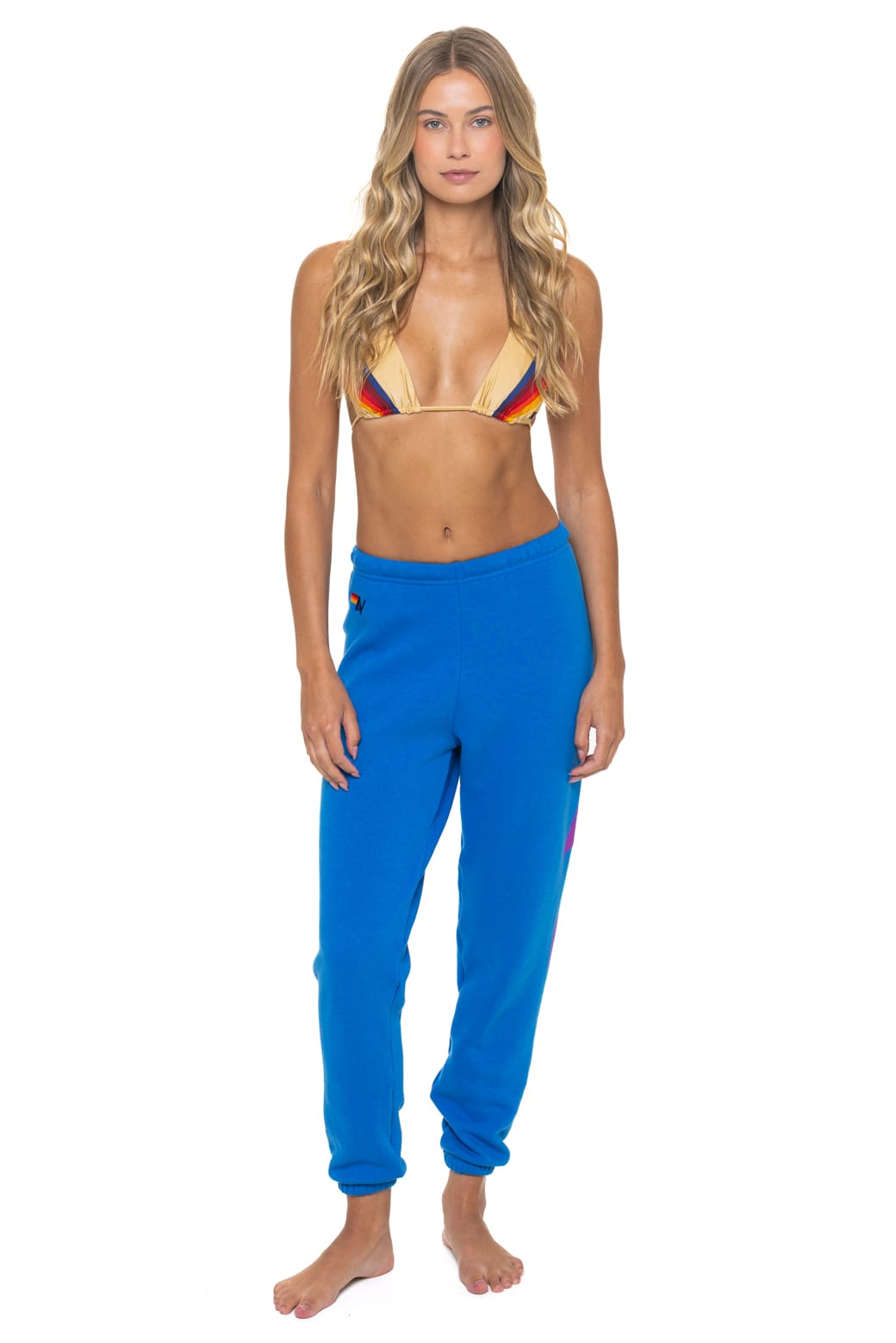 Retro BOLT FADE SWEATPANTS - OCEAN PINK PURPLE