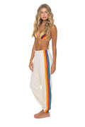 Retro 5 STRIPE SWEATPANTS - VINTAGE WHITE