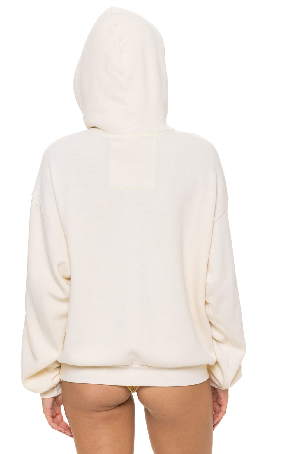 Retro LOGO PULLOVER RELAXED HOODIE - VINTAGE WHITE