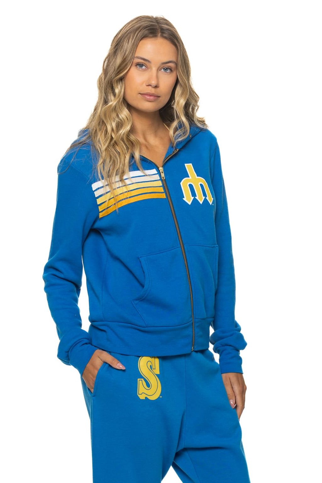 Retro SEATTLE MARINERS 2026 ZIP HOODIE - ADVENTURE BLUE
