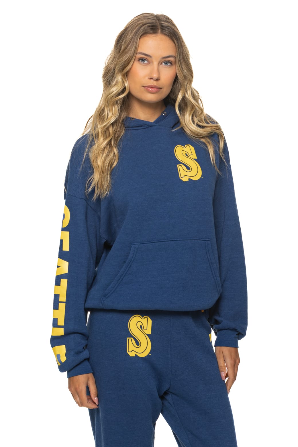 Retro SEATTLE MARINERS 2026 RELAXED PULLOVER HOODIE - ROYAL