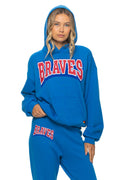 Retro ATLANTA BRAVES 2026 RELAXED PULLOVER HOODIE - ADVENTURE BLUE