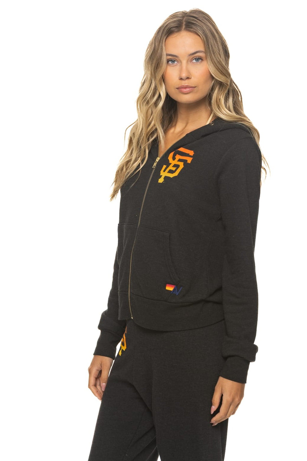 Retro SAN FRANCISCO GIANTS 2026 ZIP HOODIE - BLACK