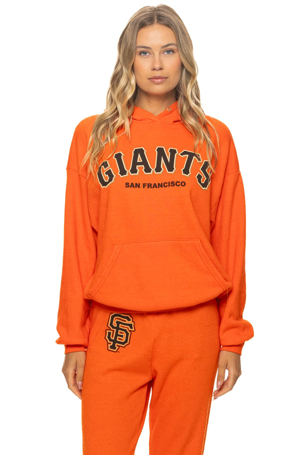 Retro SAN FRANCISCO GIANTS 2026 RELAXED PULLOVER HOODIE - ORANGE