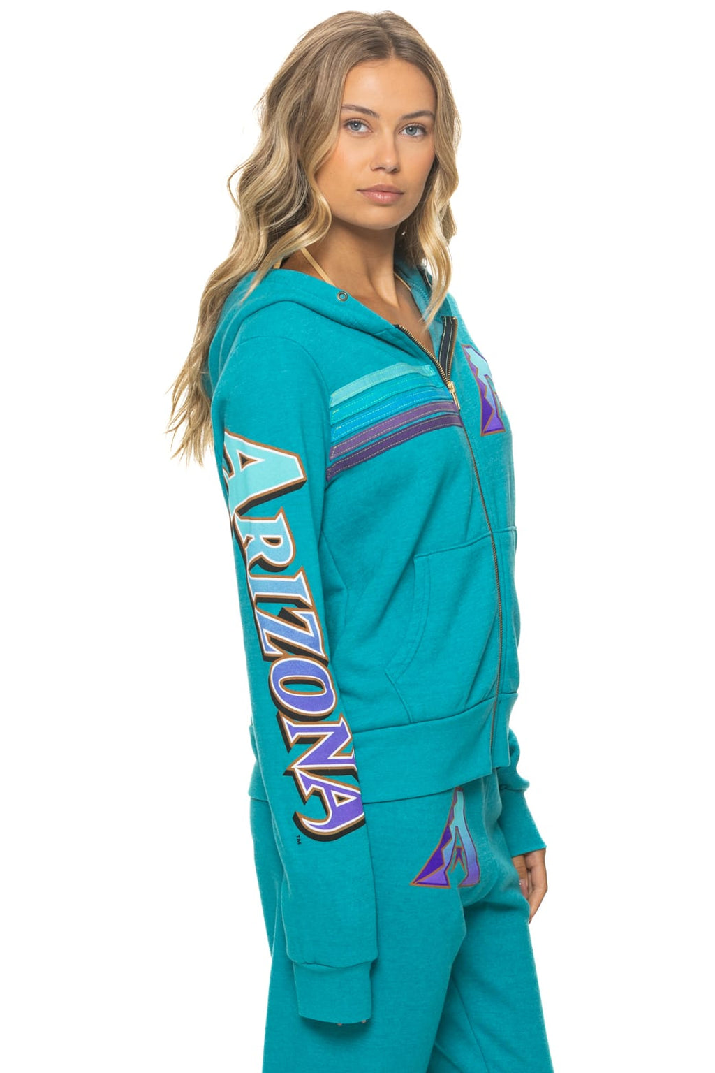 Retro ARIZONA DIAMONDBACKS 2026 ZIP HOODIE - TEAL