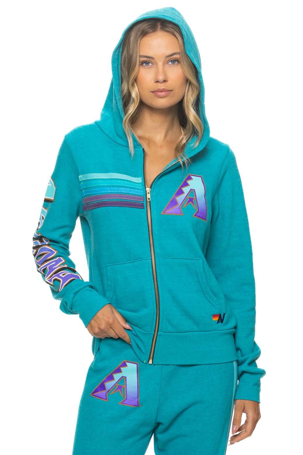 Retro ARIZONA DIAMONDBACKS 2026 ZIP HOODIE - TEAL