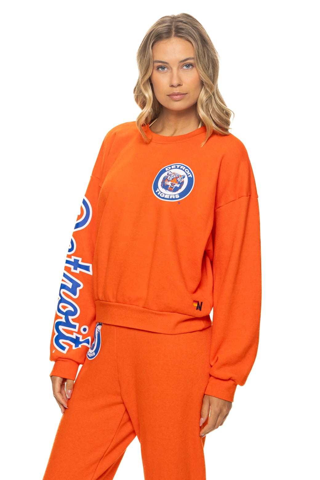Retro DETROIT TIGERS 2026 RELAXED CREW SWEATSHIRT - ORANGE