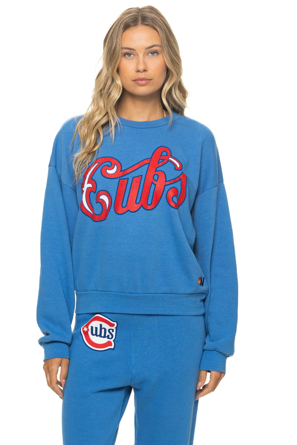 Retro CHICAGO CUBS 2026 RELAXED CREW SWEATSHIRT - COBALT